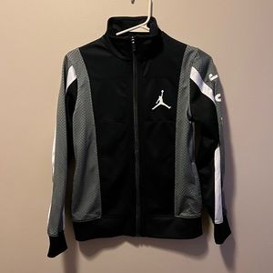 Boys Black and Grey Air Jordan Jacket